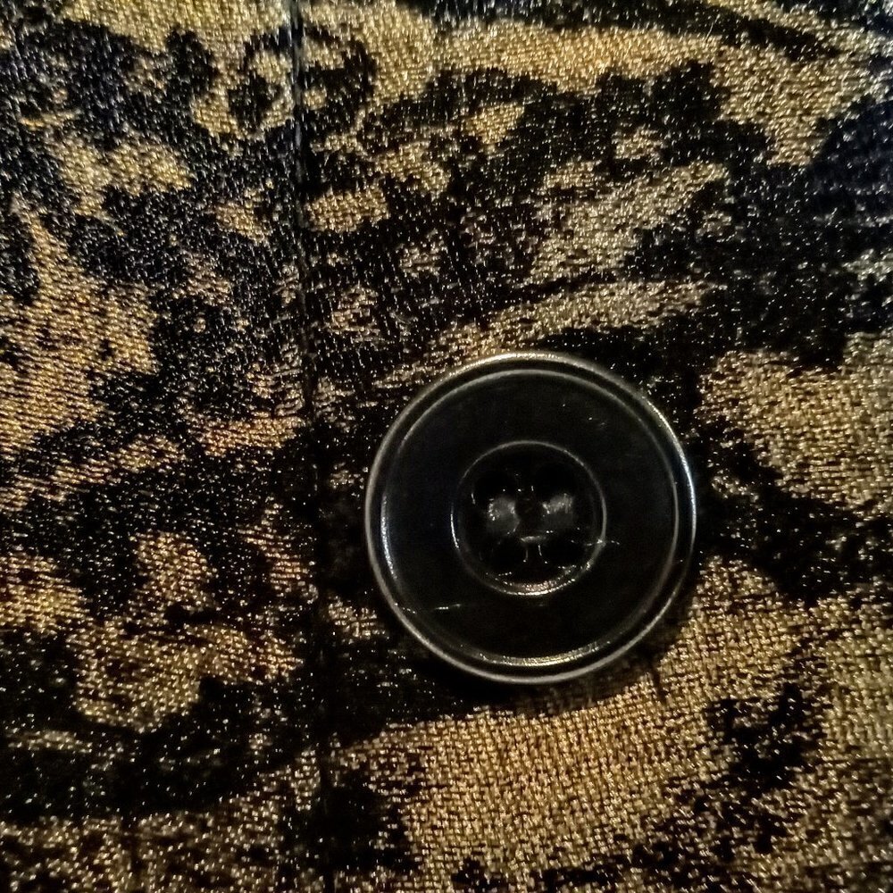 Ruby Rd. Black Bronze Abstract Print Jacket - Picture 5 of 9